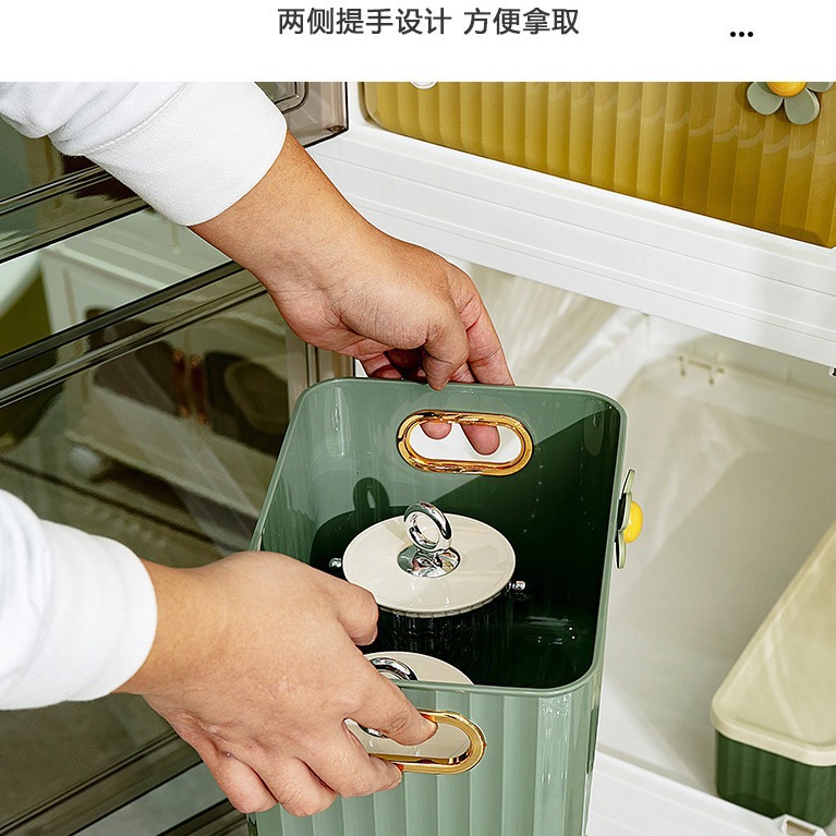 Thickened Sundries Storage Basket Clothes Underwear Storage Box Living Room Balcony Storage Basket Bathroom Storage Basket Wholesale Specification drawing