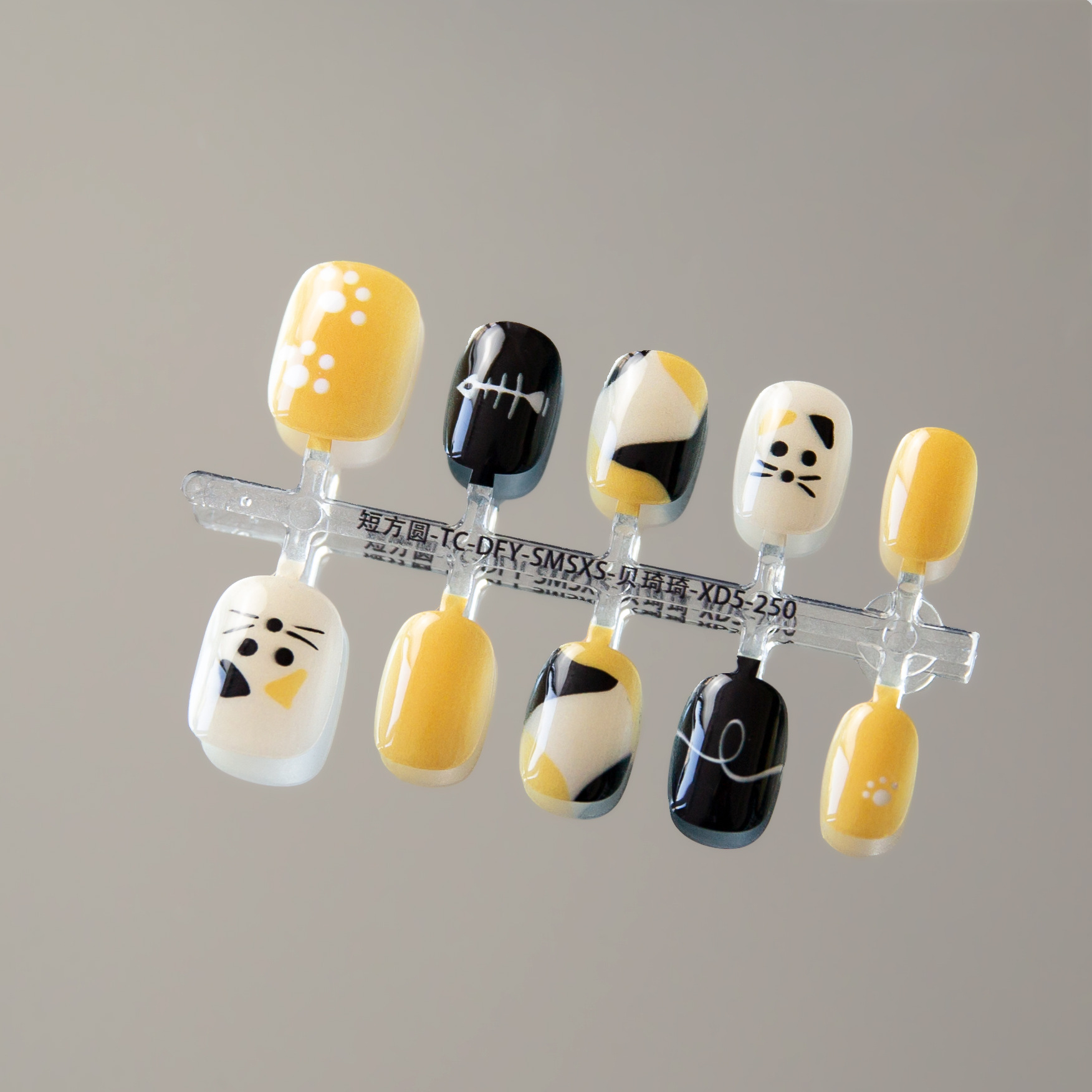 穿戴甲/手工穿戴甲/穿戴式美甲成品/穿戴式甲片/美甲细节图