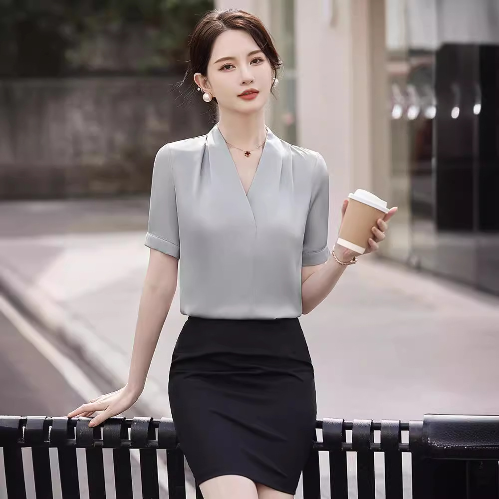 斜襟/衬衣/衬衫男士夏季休闲/女式真丝短袖/新中式细节图