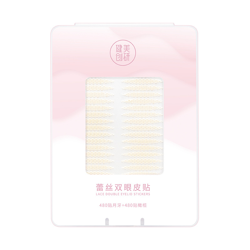 Bodybuilding Create research lace double eyelid adhesive natural seamless invisible mesh gauze double adjustment single eyelid eye beauty Item Picture