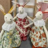 New Korean-style cotton and linen hand-dressed rabbit doll, children's soothing toy, birthday gift, home decoration doll Application Scenario