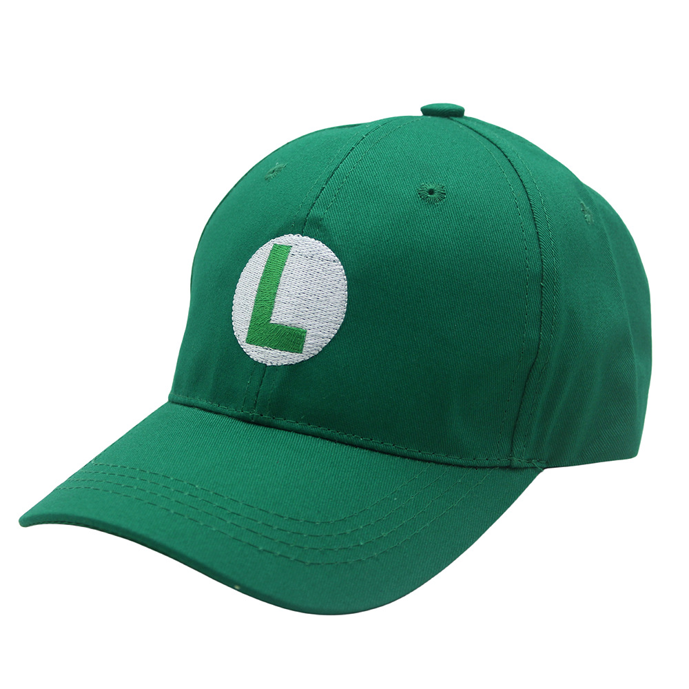 Cross Border Super Mario Cartoon Embroidered Baseball Cap Anime Mario Mario Sun Block Cap For Men And Women Item Picture