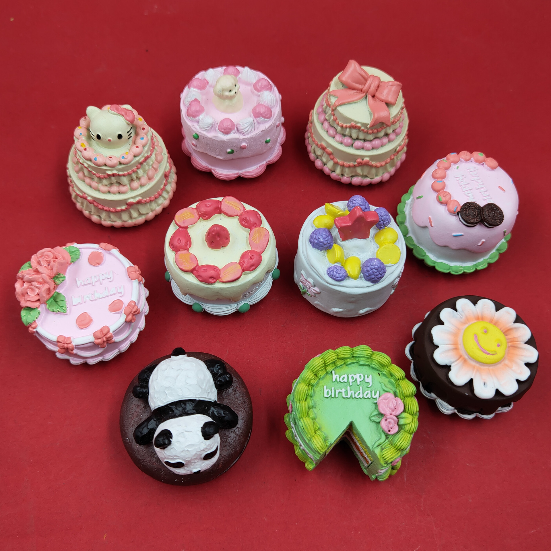 多巴胺款式仿真甜点蛋糕美食系列创意冰箱贴家居装饰厂家直销