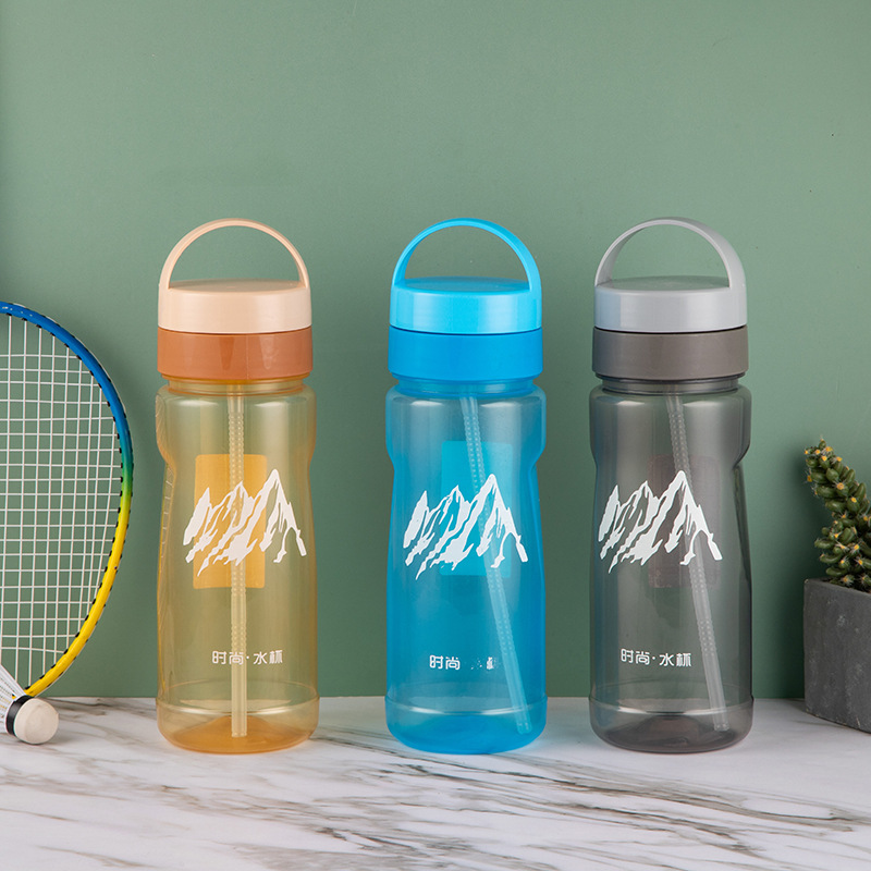 Extra-large capacity drinking cups, shock-resistant and explosion-proof cups, thickened PP plastic cups, filter screen straw cups, migrant workers' water cups, construction site cups details Picture