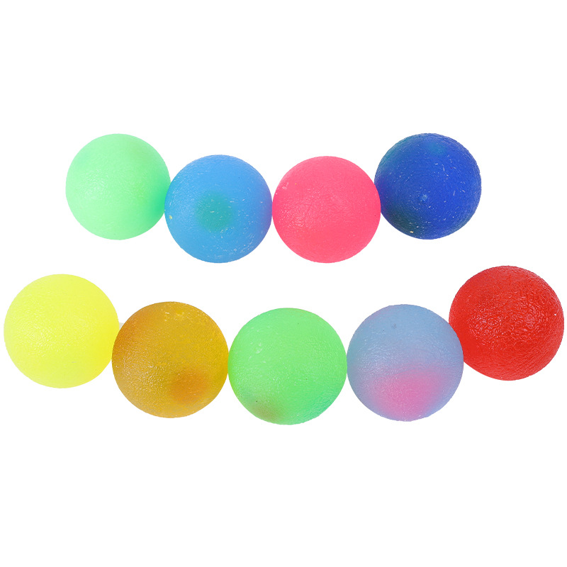 Cross-border release, stress relief, grip strength training, sports massage ball, TPR finger rehabilitation training, silicone grip strength trainer Item Picture