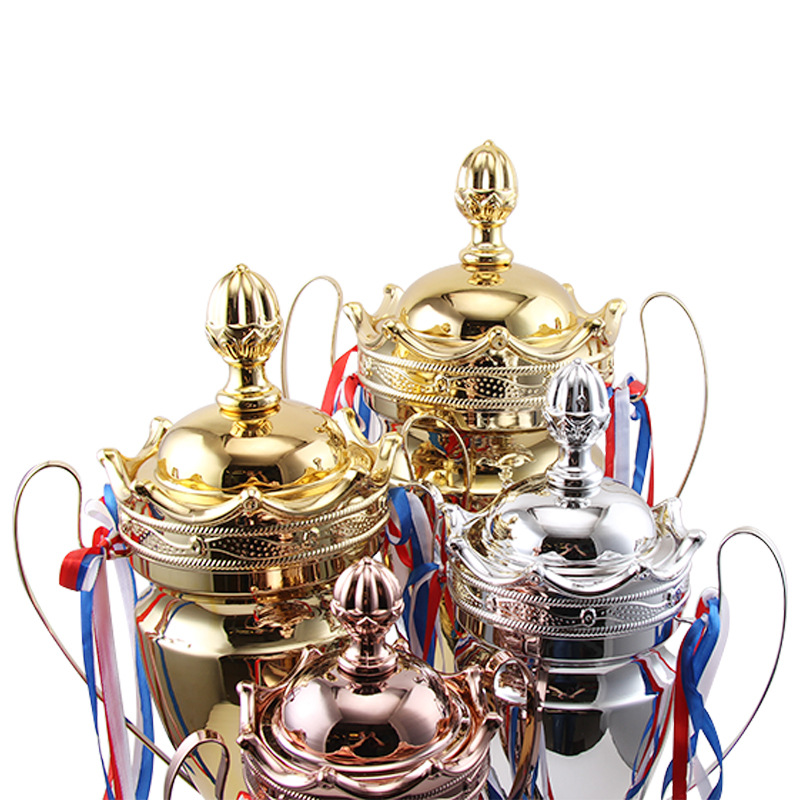 Wholesale 2022 new high-end metal trophies, awarding business annual meeting alloy trophies Specification image