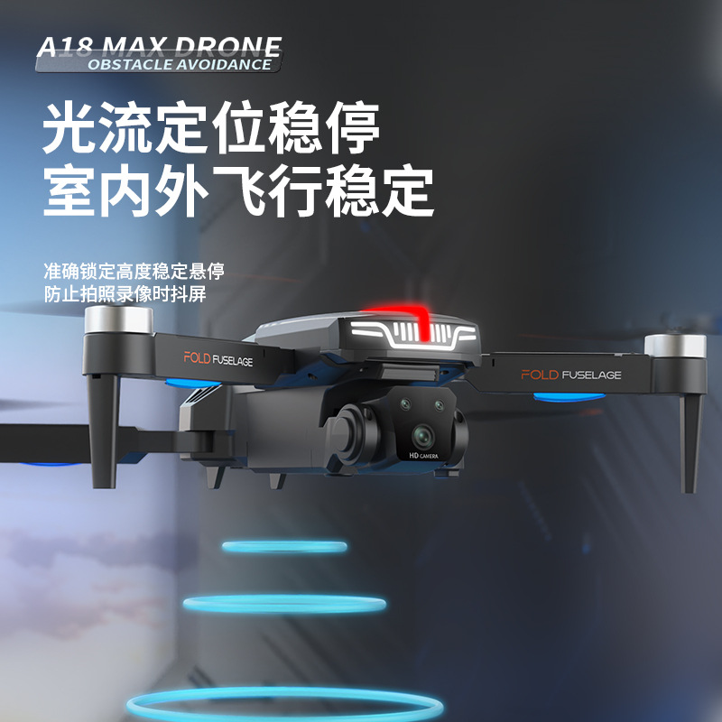 A18 Drone used by a traveler filming panoramic views on a beach