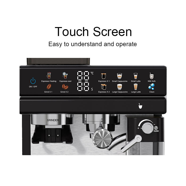starlux意式咖啡机研磨机牛奶箱家用自动咖啡机coffee machine详情5
