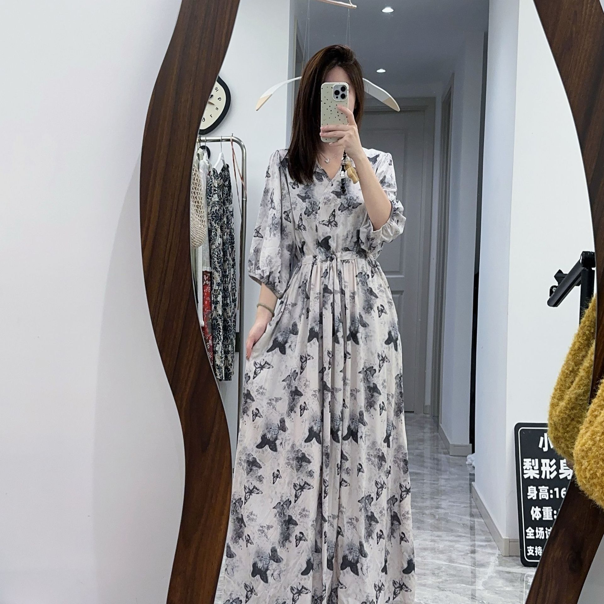连衣裙/慵懒风连衣裙夏季/晚礼服/短裙女修身职业/穆斯林服饰细节图