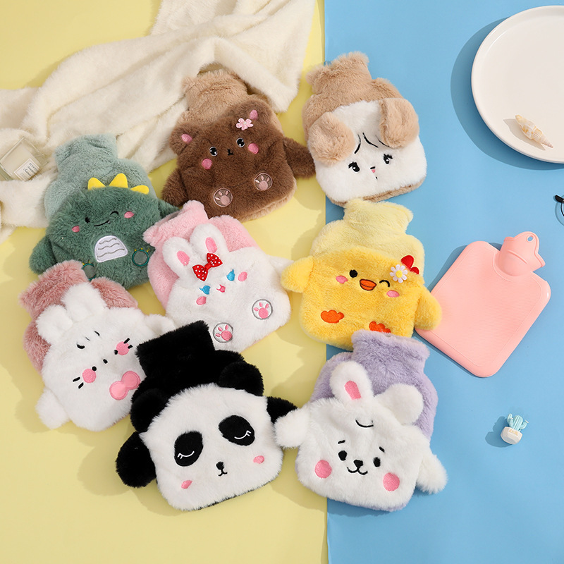 Cartoon water hot water bag high temperature resistant and thick explosion-proof hand warmer treasure water bag Warm baby no smell girls warm water bag