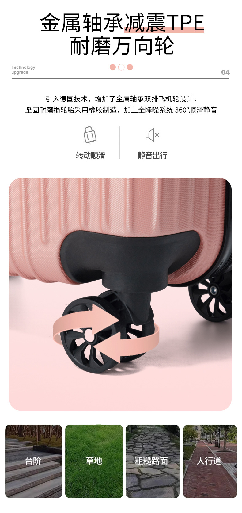 批发20寸拉链行李箱24寸旅行箱万向轮密码拉杆箱活动礼品登机箱详情14