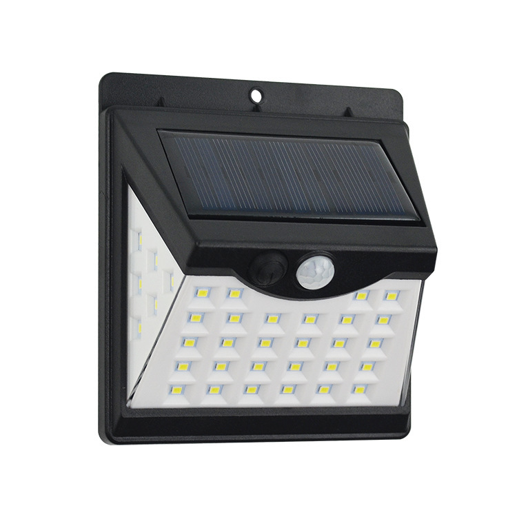 The New 40Led Solar Small Wall Light Intelligent Charging Human Sensing Outdoor Garden Light Household Wall Light Specification drawing