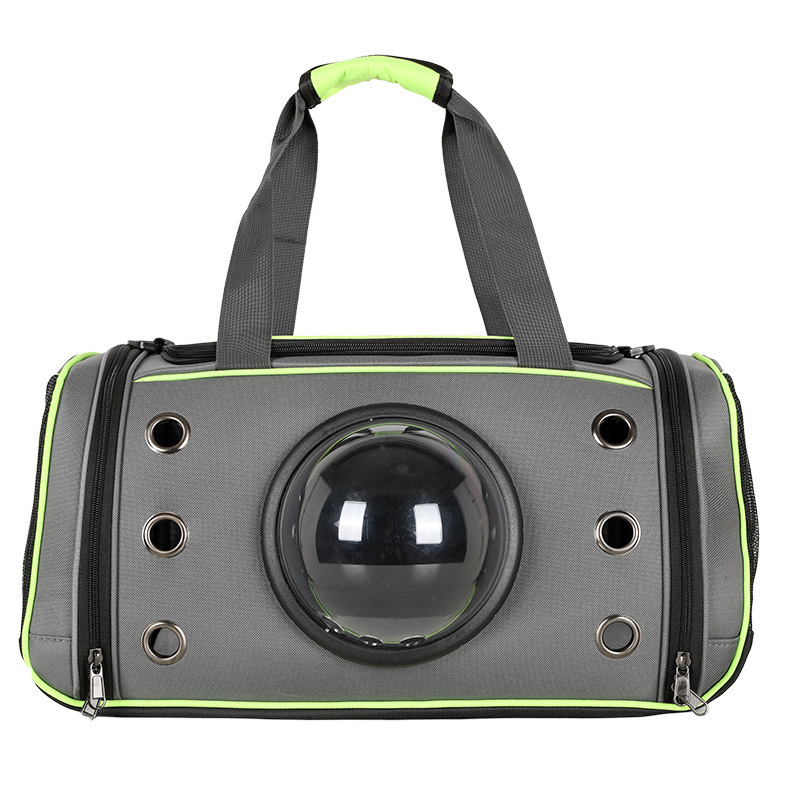 Factory direct supply of portable dog bags for pet outings, crossbody female cat bags, foldable and washable small dog backpacks, teddy Application Scenario