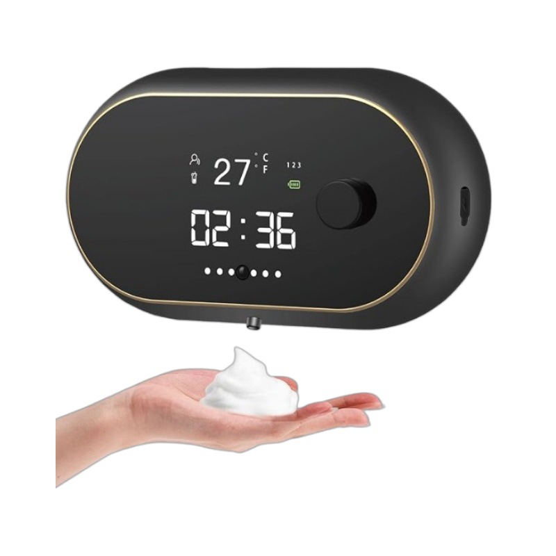 W2 Hongya Intelligent Automatic foam Washing Machine, induction soap dispenser, electric hand sanitizer wall-mounted, usb charging Item Picture