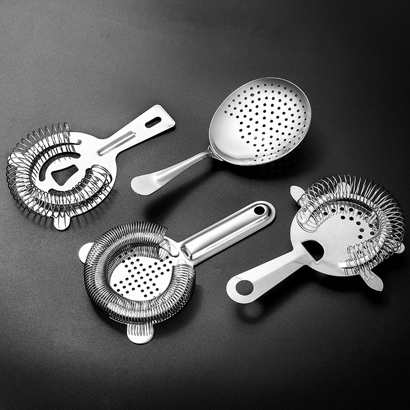 Cross New Stainless Steel Ice Filter Ice Separator Cocktail Shaker Coffee Milk Tea Ice Bar Tool
