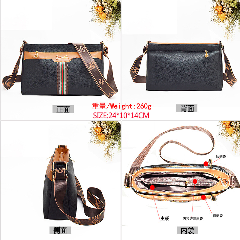 Bolsa de gran capacidad mujer crossbody bolsa primavera nuevo 2025 fabricantes moda al por mayor de un hombro bolsa multibody Specification image