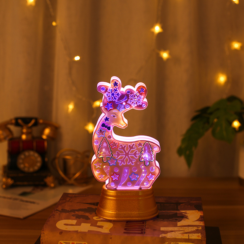 Cross-border Christmas LED illuminated Christmas reindeer decorations, Christmas light decorations, Christmas tree best-selling pendants Specification image
