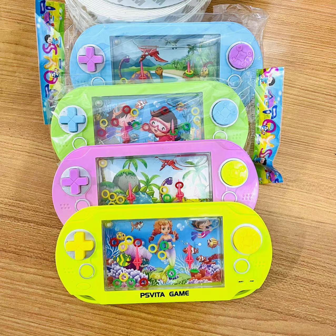 【3-2区】333水机 500/箱2元儿童游戏机套圈水中套圈圈传统礼品大号手柄游戏圈圈机