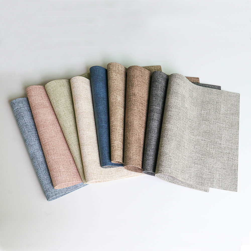 Spot Wholesale Nordic Style Cloth Grain Square Leather Placemat Double-Sided Home Hotel Western Placemat Waterproof Insulation Mat Specification drawing