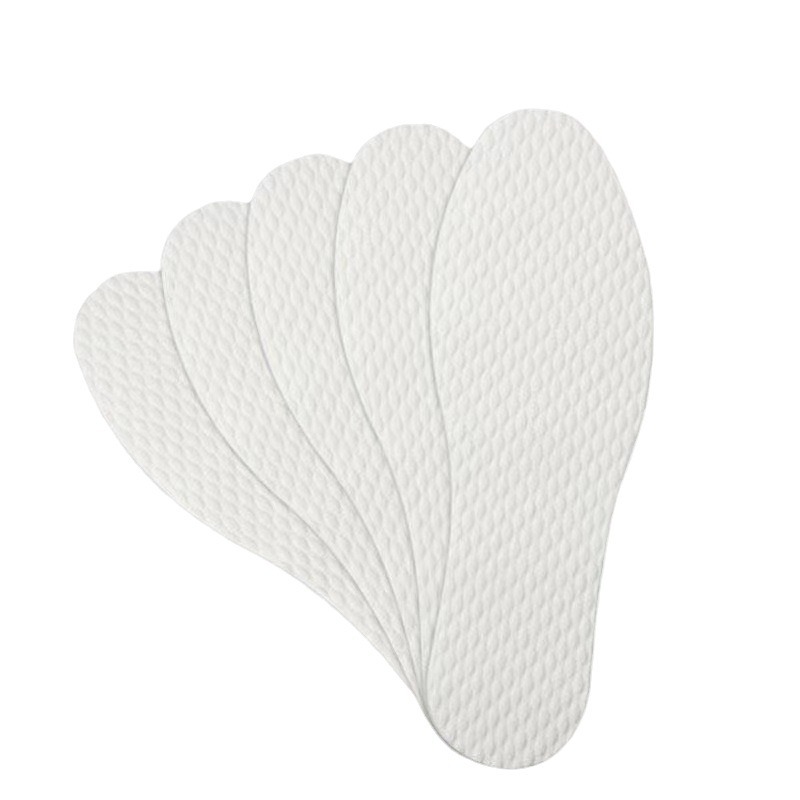 Disposable Wood Pulp Insole Ultra-Thin Breathable Deodorant Free Wash Soft Perspiration Absorbent Insole For Male And Female Military Training In Summer Sports Item Picture