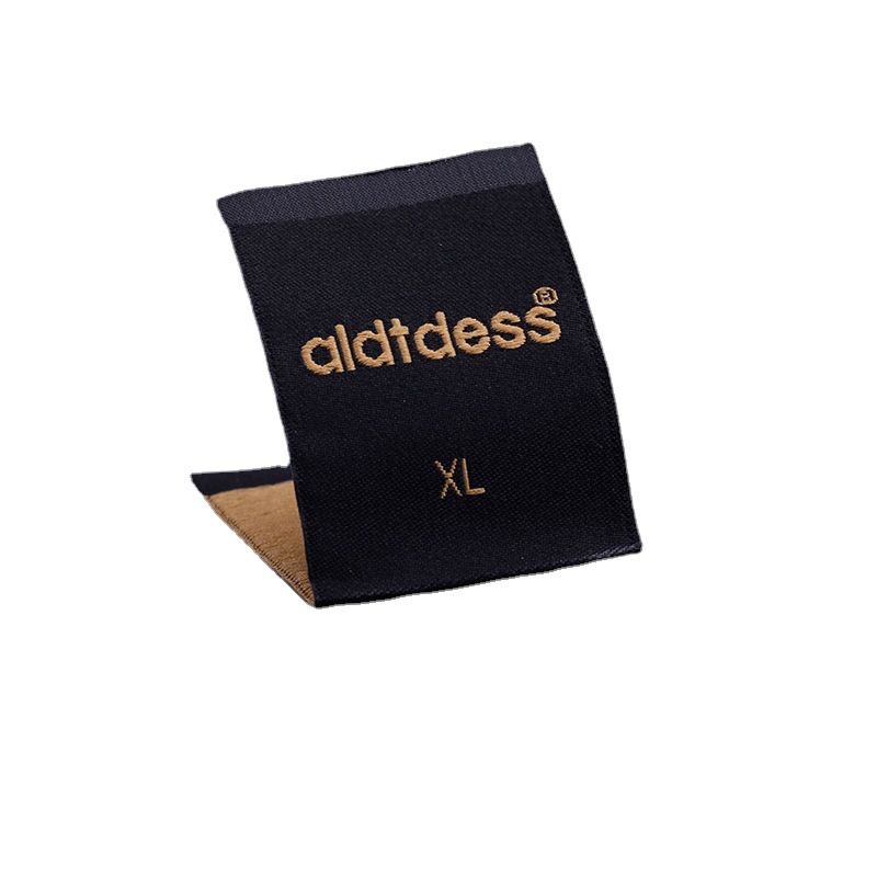 水洗标尺码标衬衫/衬衫尺码标/补丁贴定做/定做补丁/水洗标衬衫白底实物图