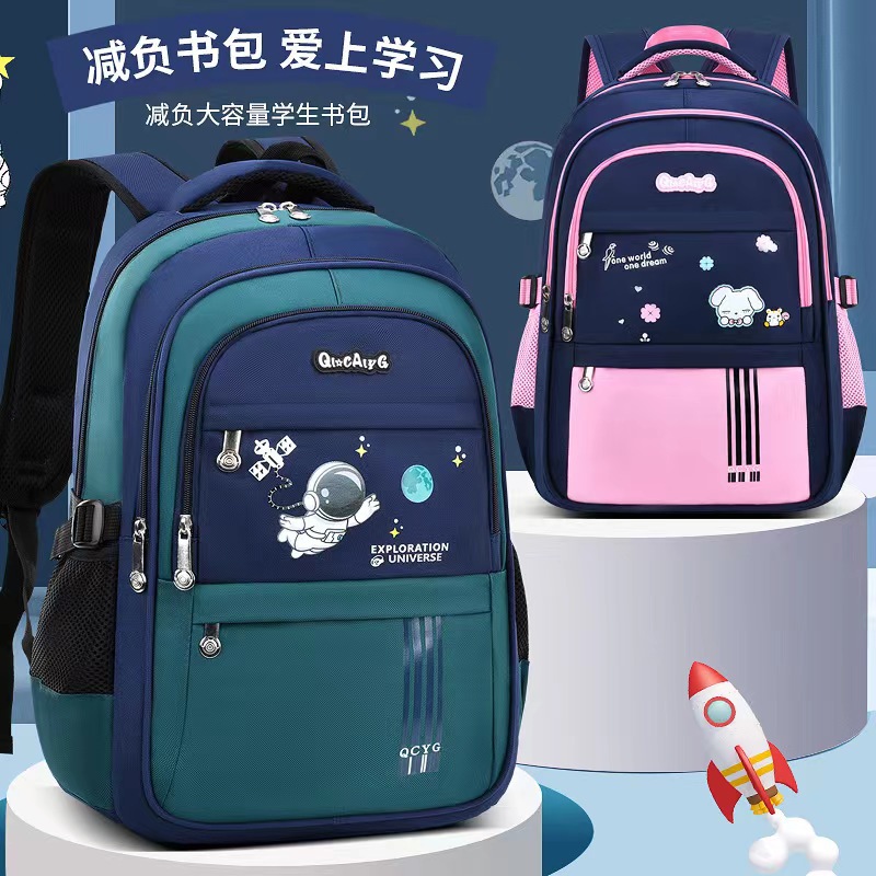 The 2024 new Astronaut backpack for primary school students features a large capacity, is lightweight, reduces burden and protects the spine. It is a backpack for children in grades 1-6 details Picture