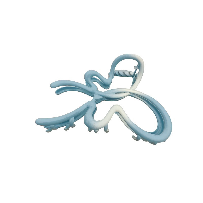 South Korea Summer Sweet Cool Girl Hair Grab Butterfly Cutout Design Grab Clip Cute Hair Clip Back Head Shark Clip Hair Accessories Item Picture