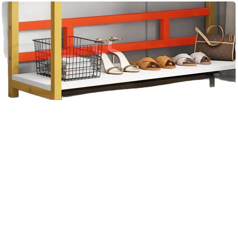 衣冒架/收纳柜实木/衣橱/伸缩晾衣杆白底实物图