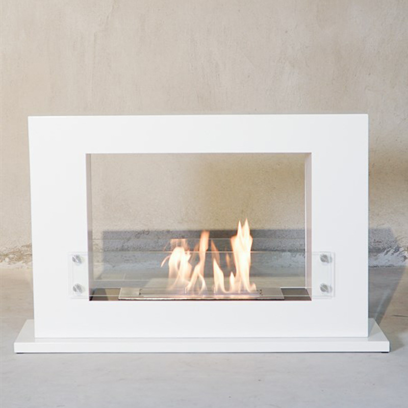 Large metal fire fireplace Outdoor square round stove Interior decoration Removable modern alcohol fireplace details Picture