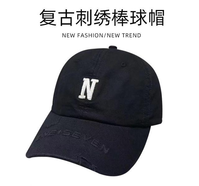 2023 Spring And Summer New Korean Version Of Simple Baseball Cap Dome Sun Block Hat Shopping Ladies Hat Wholesale