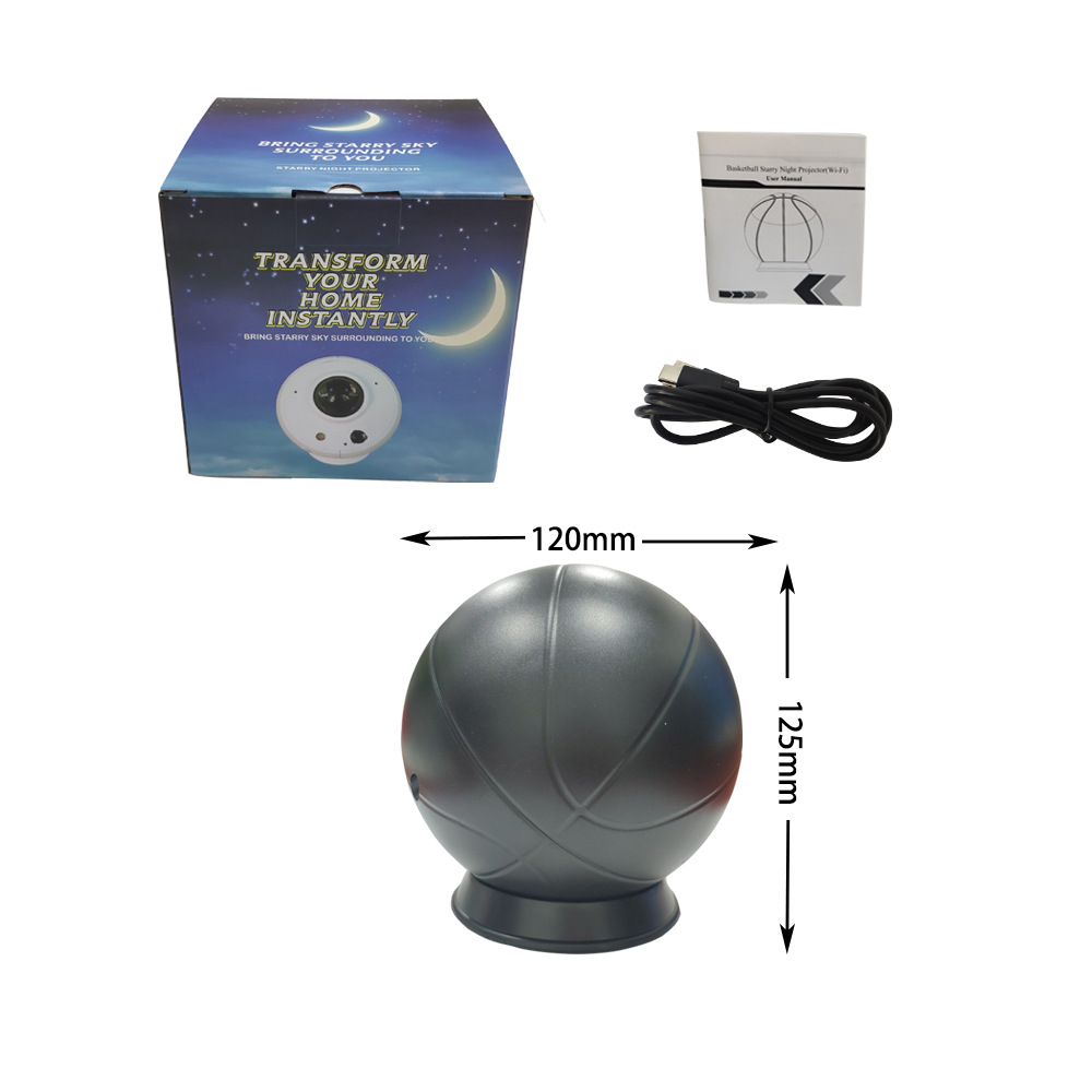 New smart starry sky light, full sky star projection light, creative nebula pattern children's night light, LED rotating starry sky light Item Picture