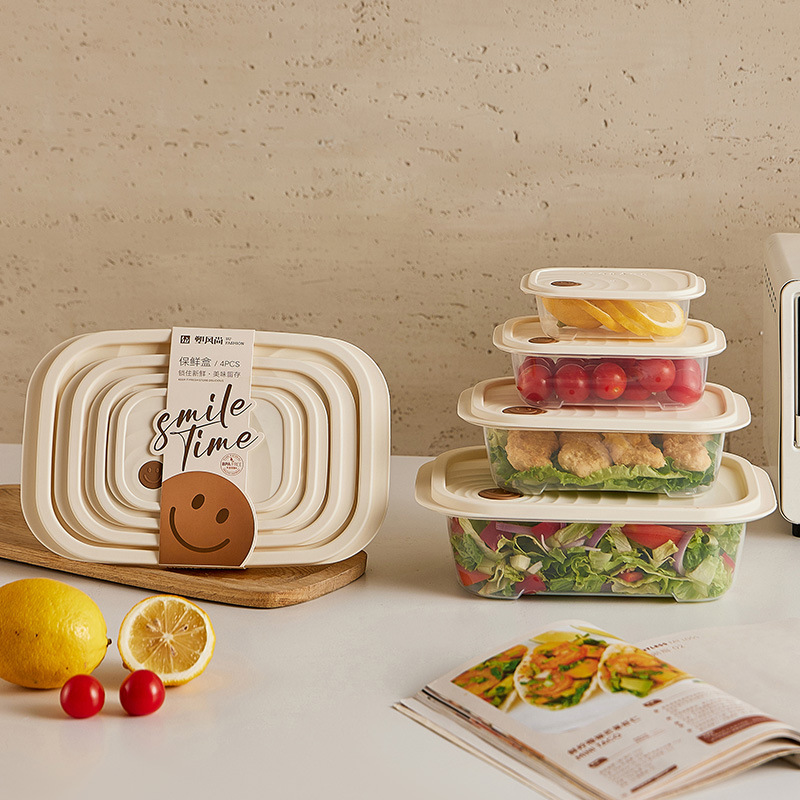 Fruit food preservation boxes that can be used in microwave ovens, office worker lunch boxes, food-grade plastic refrigerator preservation storage boxes