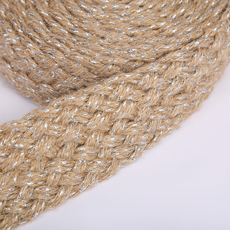 Manufacturers Direct Sales Of New Products A Variety Of Specifications Of Two-Color Hemp Woven Belt, Hemp Belt Specification drawing