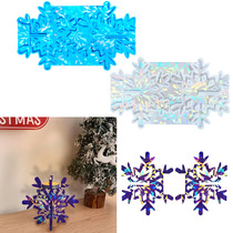 Snowflake candlestick plug-in decoration holographic glue mold diy plaster glue silicone mold