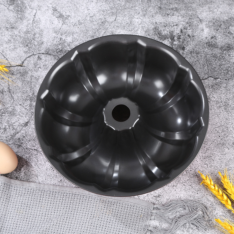 High Quality Baking Non-Stick Coating Pumpkin Cake Mold Gu Gu Hof Cake Mold 10 Inch Hollow Foundation Mold details Picture