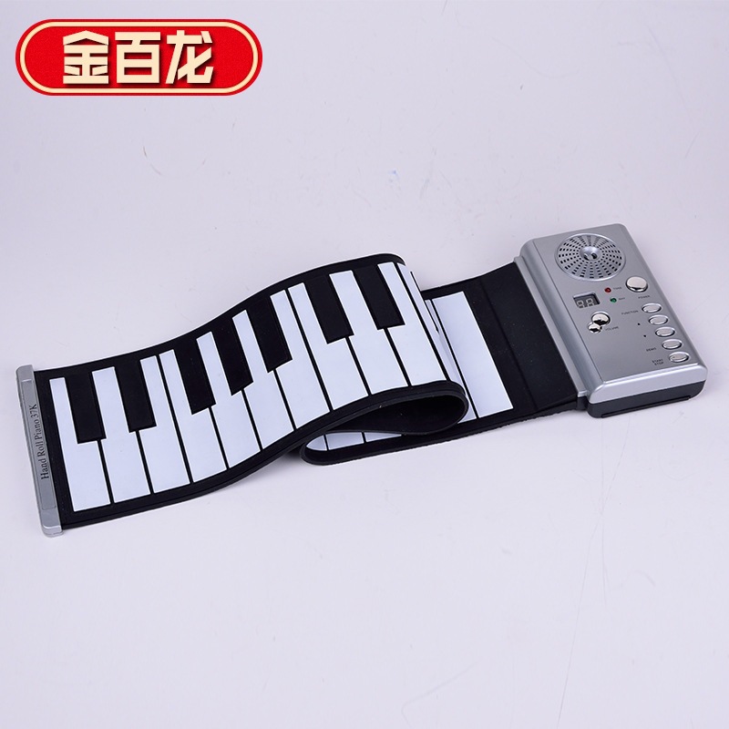 厂家现货手卷式电子琴37键早教钢琴多功能儿童电子琴音乐玩具图