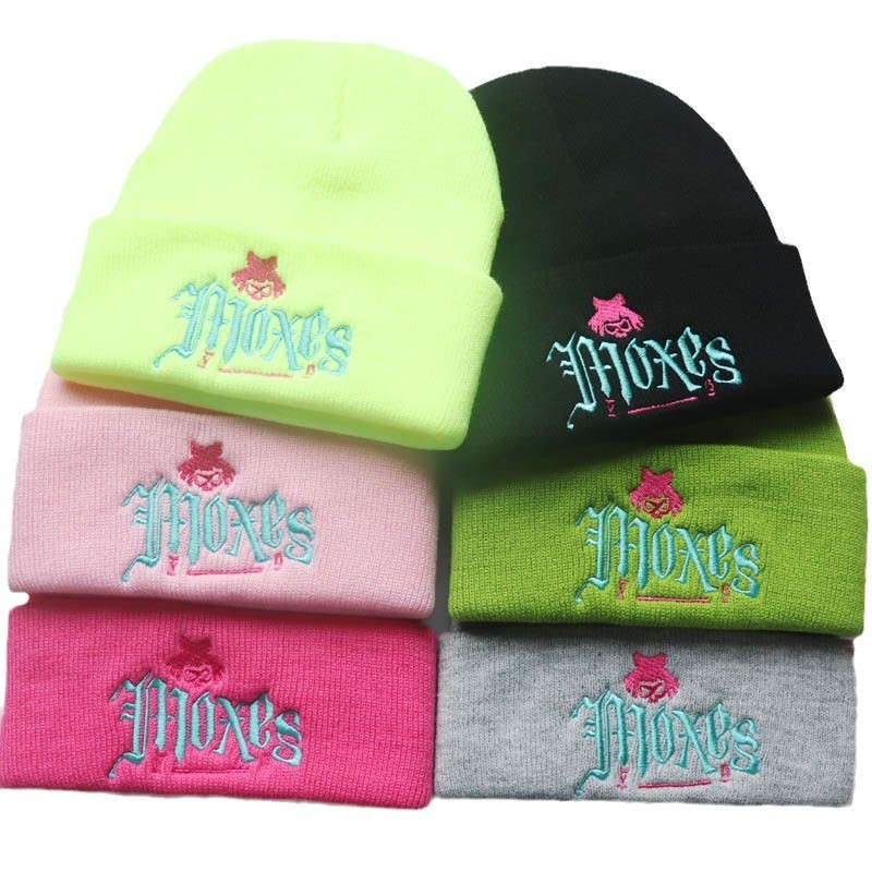 Cartoon game Cyberpunk 2077 Autumn/Winter knitted hat Moxes Embroidered knitted hat student pullover hat