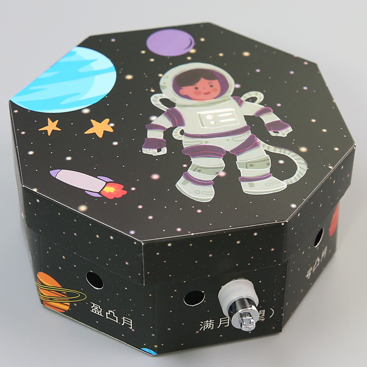 diy demonstration device for the cause of moon phases, small science and technology creations, steam teaching AIDS, children's science experiments, toys for young and primary school students Application Scenario