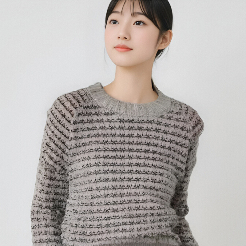 毛衣/毛衣妈妈秋冬款/德开/女装女短袖韩版/毛衫细节图