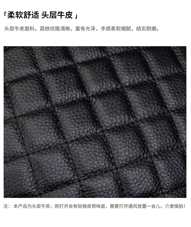 真皮女包新款菱格女士单肩包简约潮流时尚斜挎包小香风包包厂家详情13