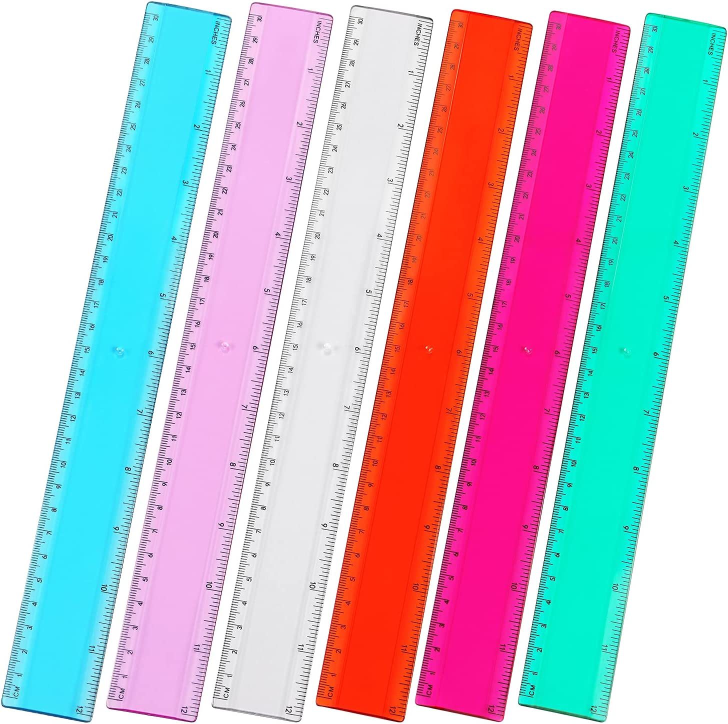 Factory direct sales custom 30cm ruler student stationery, children's ruler characters Item Picture