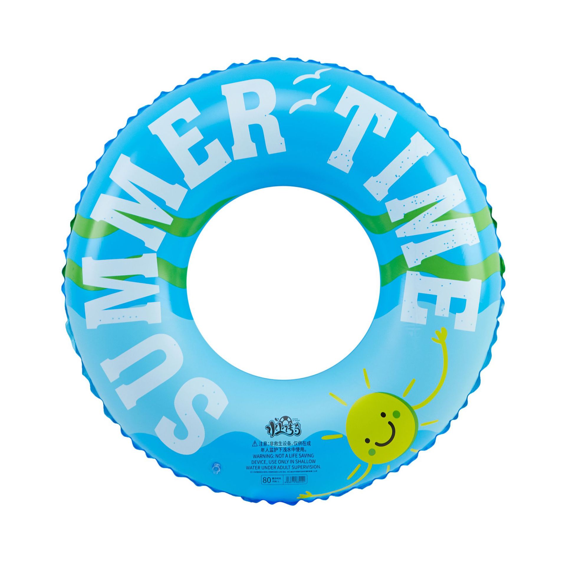 Pvc Thickened Summer Time Swimming Circle Children Swimming Aids Lifebuoy Swimming Toys Wholesale