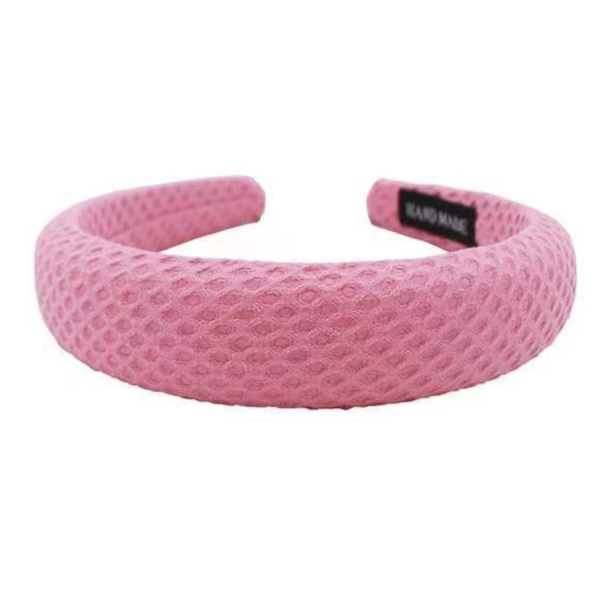 The cream-colored waffle hairband is sweet and versatile. The sponge headband has a mesh and a solid-colored hairpin. It is a face wash and hair accessory from Japan and South Korea Item Picture