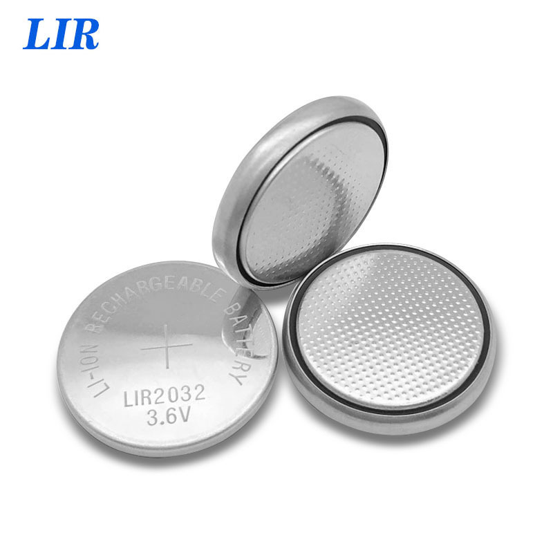 国产中性纽扣电池LIR2032 3.6V电池高容量A品 LIR2032充电锂电池详情图3