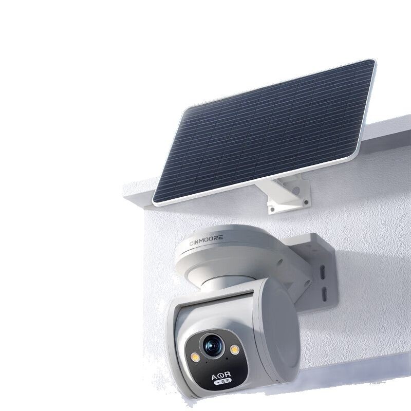 神眸室内外4G太阳能摄像头电池监控400万夜视智能声光报警
