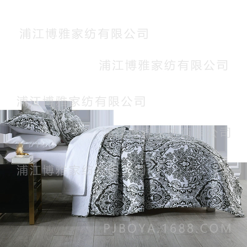 博雅印花小清白底实物图