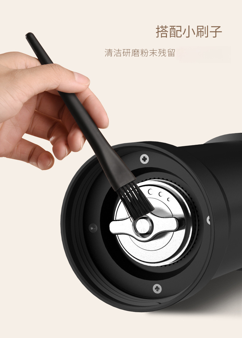 上班族手摇咖啡研磨器 家用咖啡磨豆机研磨器小型户外便携咖啡用详情13
