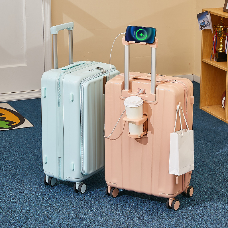 Net Celebrity Luggage 2023 New Pull Rod Box Men And Women Small Combination Box Travel Box Multi-Functional Suitcase Factory Application Scenario