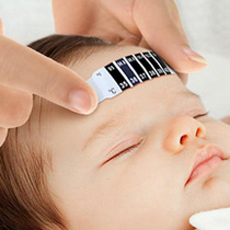Forehead temperature sticker liquid crystal thermometer for children and infants baby sticker forehead temperature sticker sensing fast and accurate