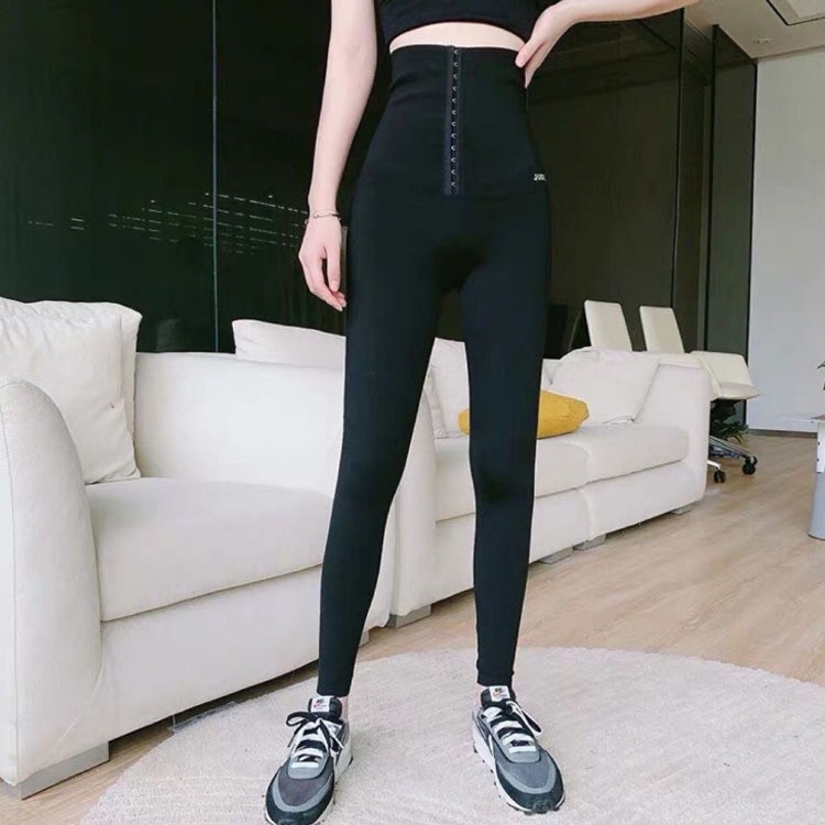 Kaka alta presión abdomen retractor reparación postparto cintura cintura alta de 12 bolsillos barbie lifting de caderas 3 puntos 5 puntos yoga pants Specification image